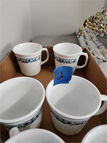 Set of 7 corning Coffee Mugs