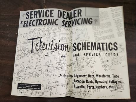 Service dealer TV Schematics and Brownie Handbook
