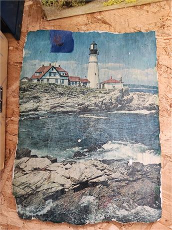 Lighthouse on Slate