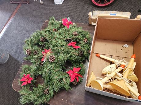 Christmas Wreaths and Candles