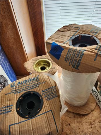 3 different size bags for automated packaging systems