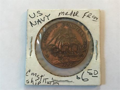 1797 USS Frigate Constellation Medal