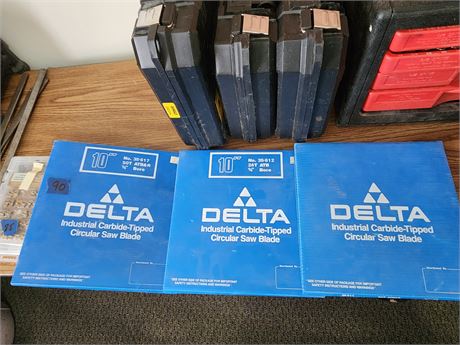 Delta 10" saw blades USED