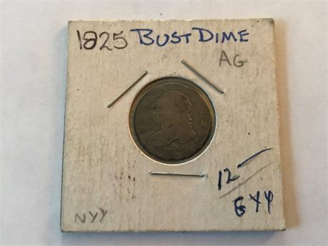 1825 Bust Dime