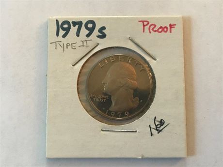 1979S Proof Type II US Quarter