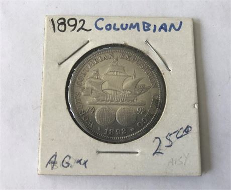1892 Columbian Expo Coin