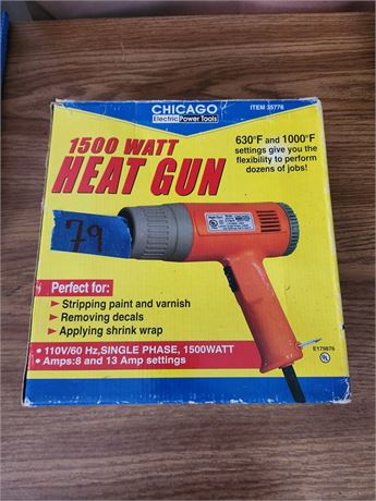 Chicago 1500 watt heat gun