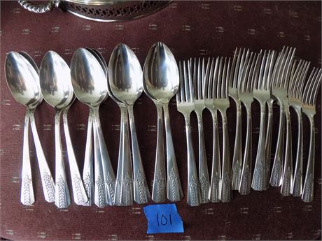 Spoons and Forks Silver Plate