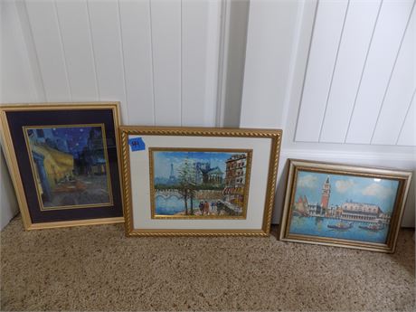 Misc Art , Spring Summer Paris Oil Painting, Van Gogh Cafe Terrace