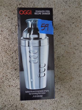 Oggi Stainless Steel Cocktail Shaker