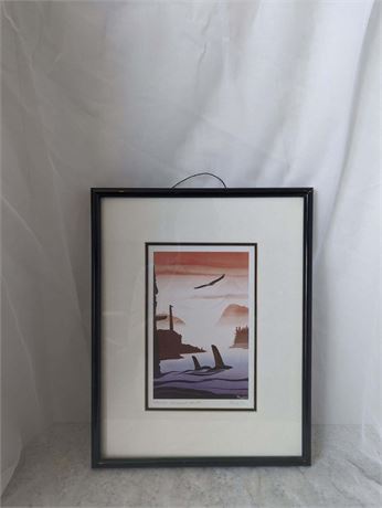 Misc Art, Bill Reid Foil Art, Native American, (5) pieces