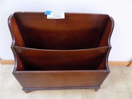 Mid-Century Imperial Mahogany Magazine rack