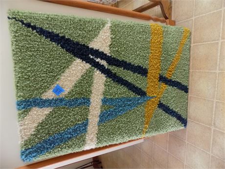 Vintage Hand Made Rug Art Wall Decor