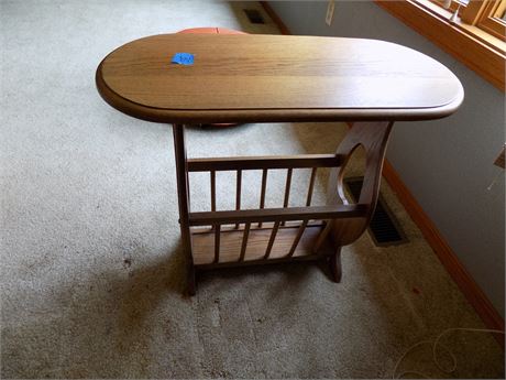 Mid-Century Magazine Side Table