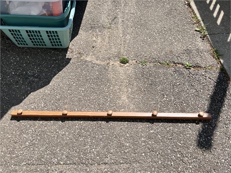 Oak Quilt Holder