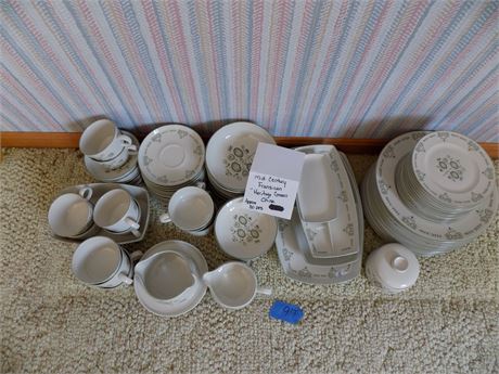 Mid-Century Fransican Heritage Green China (approx 50 Pieces)