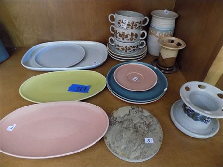 Misc Kitchen Plates and cups, Russel Uright MFG by Steubenville