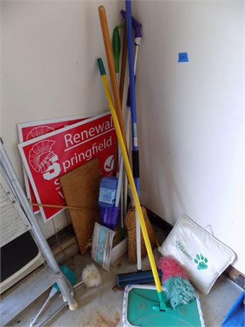 Cleaning Products, Brooms, etc