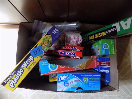 Plastic Wrap, Baggies, Storage Bags, etc