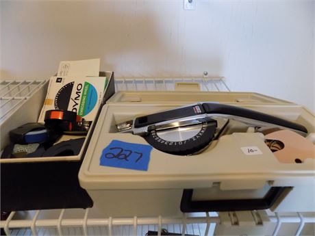 Dymo Labeling Kit and Embossing Wheel, Materials