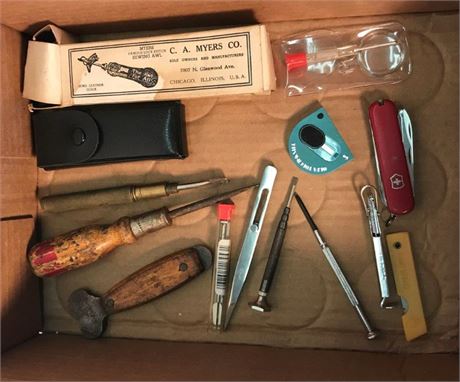 Flat of Misc. Tools