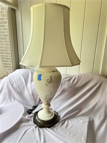 Marble Lamp from Spain. Lighted Base