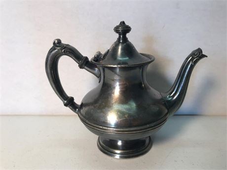 Wallace Bros Nickel Silver Teapot