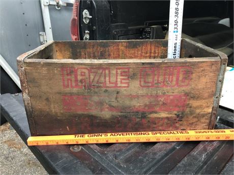Hazle Club Wooden Crate