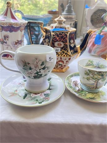 Tea Pot and Cups