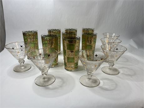 Culver Highball Glasses Set of 8 &