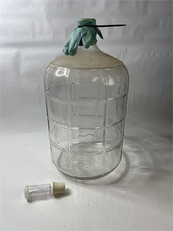 Large Carboy Glass Bottle with Fermenter