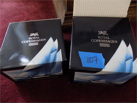 Kitchen Glassware, Royal Copenagen Blue