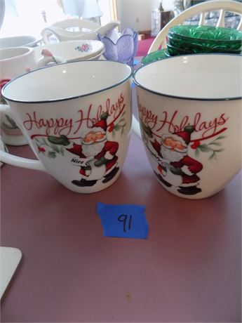 Kitchen Mugs Holiday Winterberry Pfaltzgraff