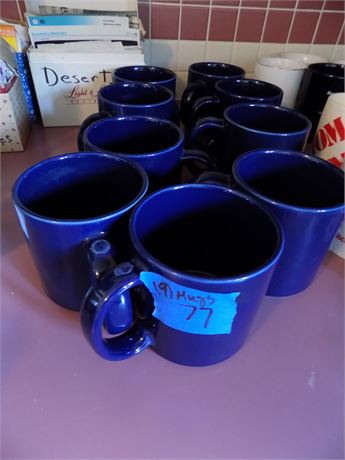 Kitchen Mugs Blue