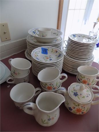 Floral Print Dishes