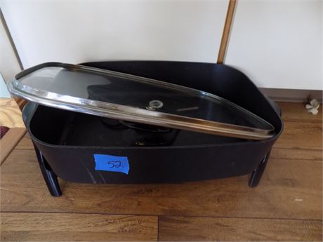 Electric Skillet With Lid