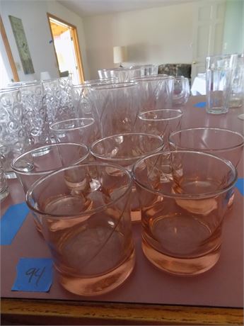 Kitchen Glassware, blush