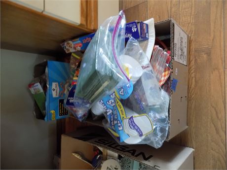 Kitchen, Baggies, Napkins, etc