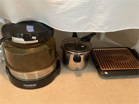 Nu Wave Oven, Pressure Cooker, Tabletop Cooker