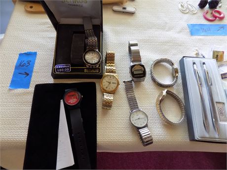 Collectible Watches, Pins, Hearing Aids, etc