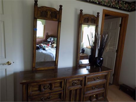 Dresser with Mirrors
