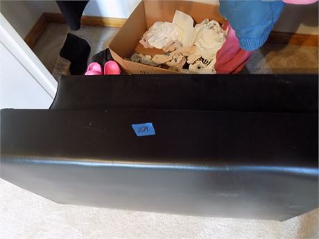 Vinyl Covered Seat Cushion and Back