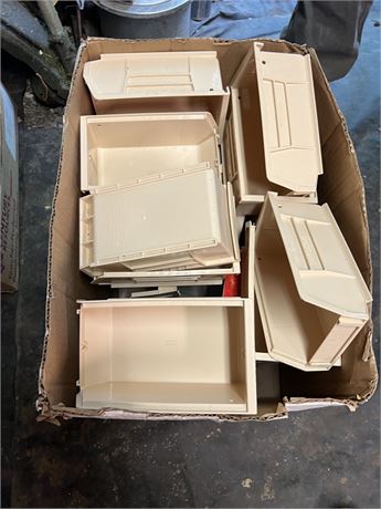 25 PCS Hanging Parts Bins