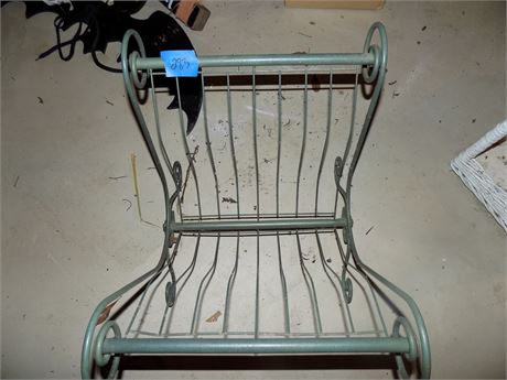 Metal Magazine Rack