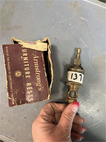 Vintage brass whistle