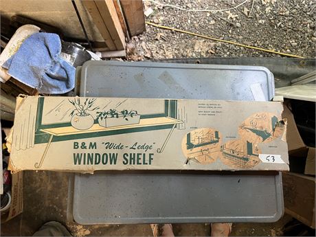 Metal Window Shelf