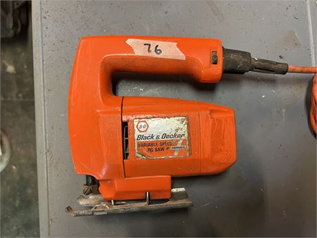 Black and Decker Variable Speed Jig Saw