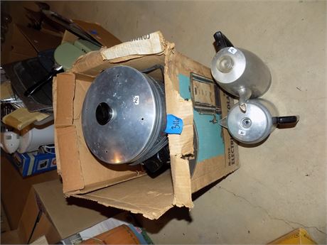 Electric Coffee Dispenser, Pots
