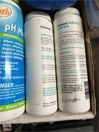 Pool conditioner chemicals