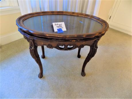 Antique Wood Carved Table